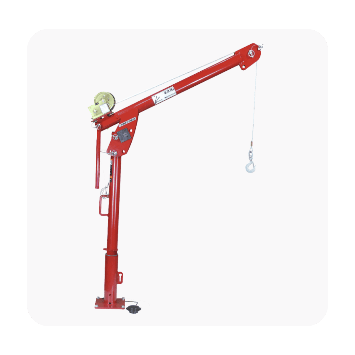 4372 forgódaru – oszlopra szerelt forgó gémes daru